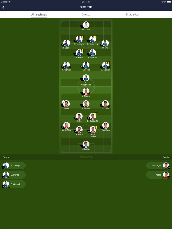 Screenshot #4 pour Euro 2016 - Resultados en Directo, Eurocopa Fútbol