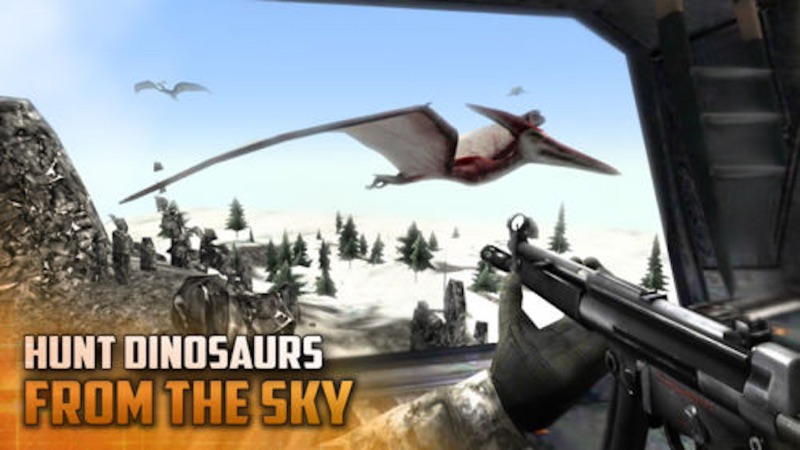 Dino-saur Gun-ship FPS Sim-ulator screenshot 2