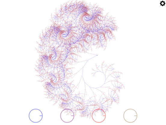 Screenshot #5 for Generative Tree Fractal Explorer