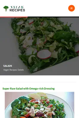 Game screenshot Vegan Recipes Free apk