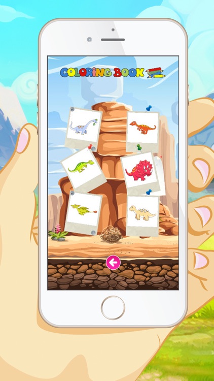 Dinosaur Coloring Book - Educational Coloring Games For kids and Toddlers screenshot-3