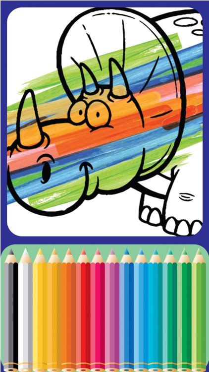 Dinosaurs Village coloring page for boys Third Edition