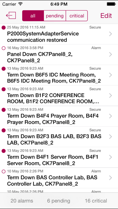 Screenshot #2 pour Gestionnaire d'alarmes 3.14