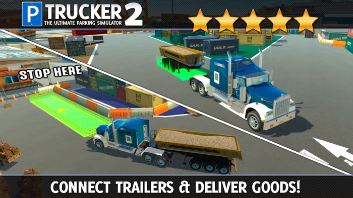 Trucker Parking Simulator 2 a Real Monster Truck and Lorry Driving Test