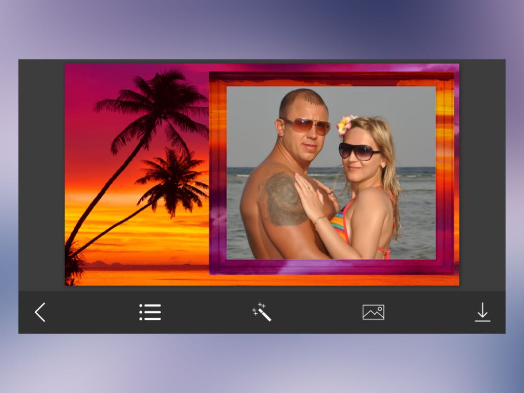 Beach Photo Frame - Free Pic and Photo Filter