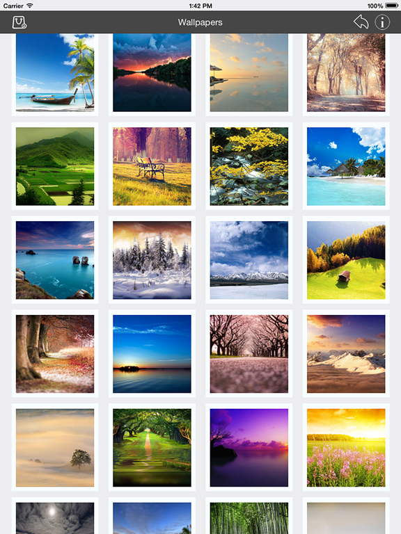 Screenshot #3 for Wallpaper Collection Landscape Edition