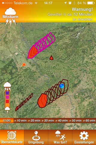 BlitzAlarm - Gewitterwarnung von nowcast screenshot 3