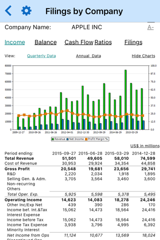 Company Financials screenshot 2