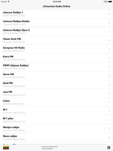 Screenshot #5 pour Lithuanian Radio Online