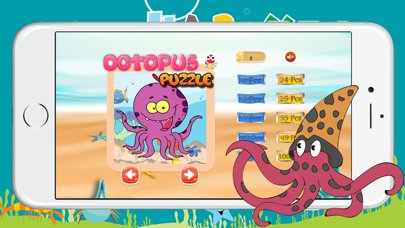 How to cancel & delete Octopus Marine Animal Puzzles Jigsaw Matching Diversion Games For Kid's And Toddler Kindergarten from iphone & ipad 1