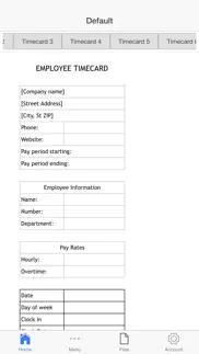 employee timesheet iphone screenshot 1