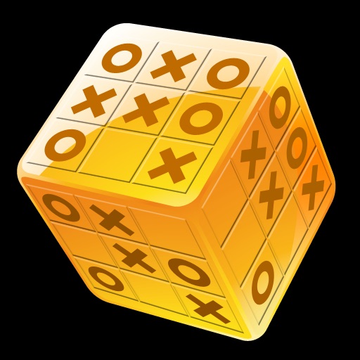 Tic Tac Toe Cube 3D Icon