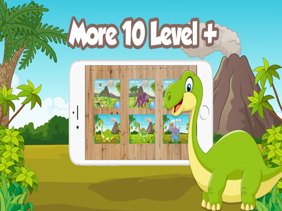 Screenshot #5 pour Dino Puzzle Games For Kids Gratuit - Dinosaur Puzzle Pour tout-petits d'âge préscolaire filles et les garçons