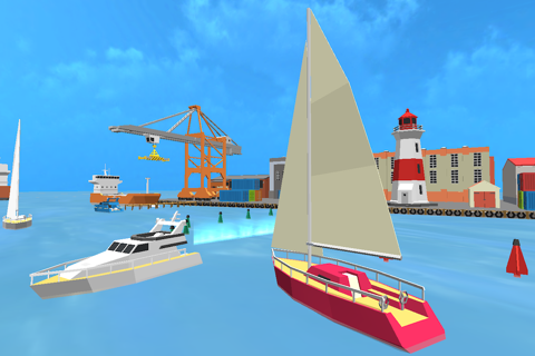 Super Police Boat  Parking & Docking Fastlane Driving Game! screenshot 4