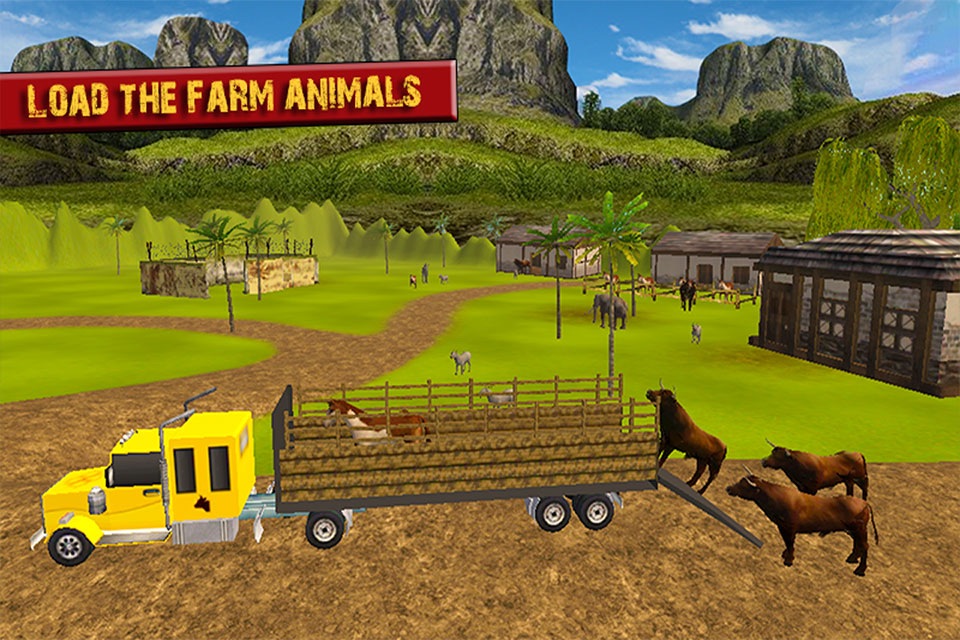 Farm Transporter 2016 – Off Road Wild Animal Transport and Delivery Simulator screenshot 3