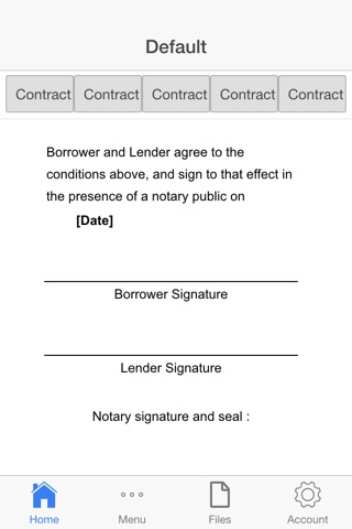 Loan Contract screenshot 3