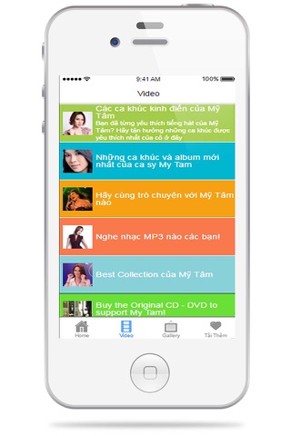 Ca si My Tam Nhac & Hinh Anh screenshot 2