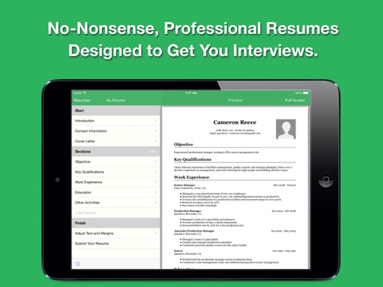 Screenshot #4 pour Smart Resume Pro