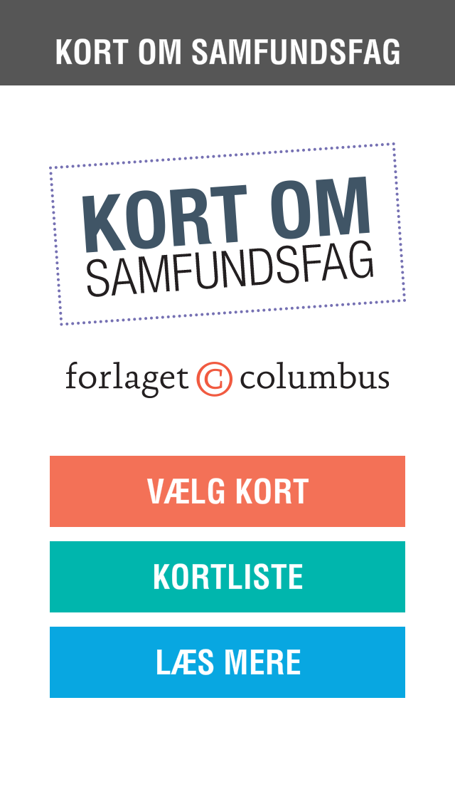 Kort om samfundsfag Screenshot
