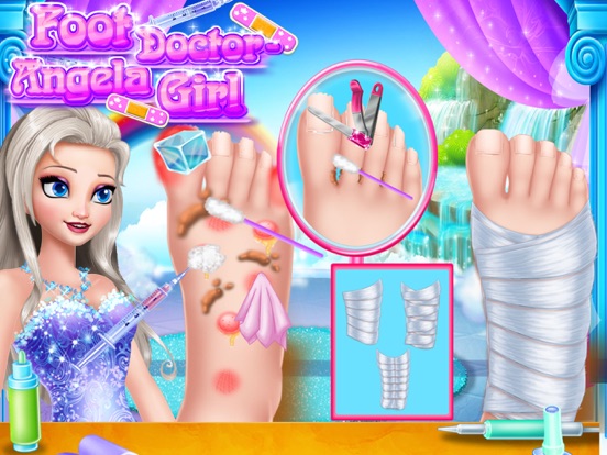 Screenshot #5 pour Pied Docteur - Angela Princesse -Fille Nail