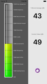 decibel - accurate db meter iphone screenshot 1