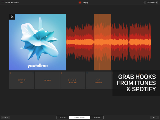 Hook - Live DJ and Mashup Workstation iPad app afbeelding 4