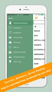 vitamins & minerals iphone screenshot 3