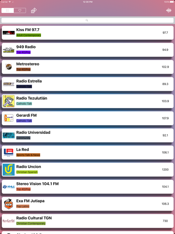 Radio Guatemala - - Listen to The Best FM Stations of Music, News and Sports Online iPad screenshot 1 - Music app
