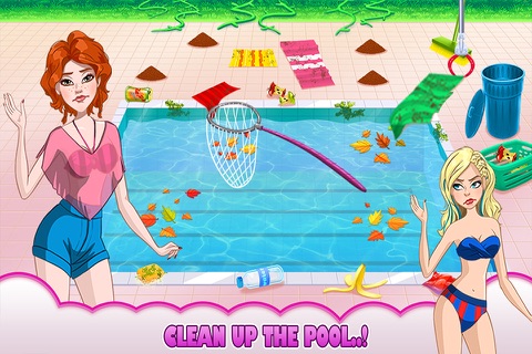Pool Party Splash - Crazy Princess Swimming - VIP Girls Game screenshot 4