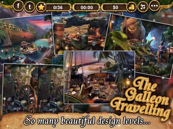 The Galleon Travelling - Hidden Objects game for kids and adults iPad screenshot 4 - Games app