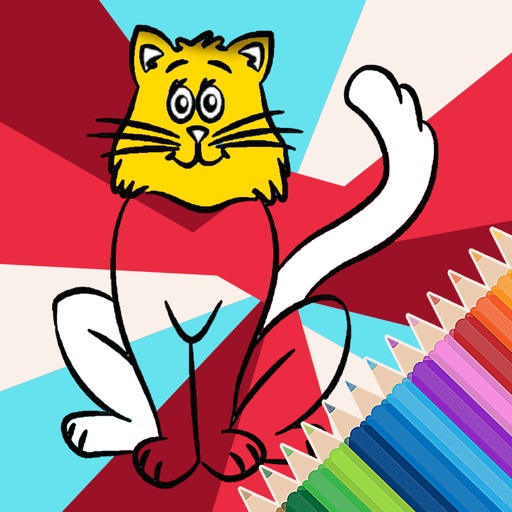 Little Cat Coloring Book Game for Kids iOS App