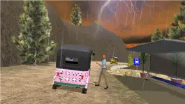 Game screenshot Off road tuk tuk auto rickshaw driving 3D simulator free 2016 : Take tourists to their destinations through hilly tracks apk
