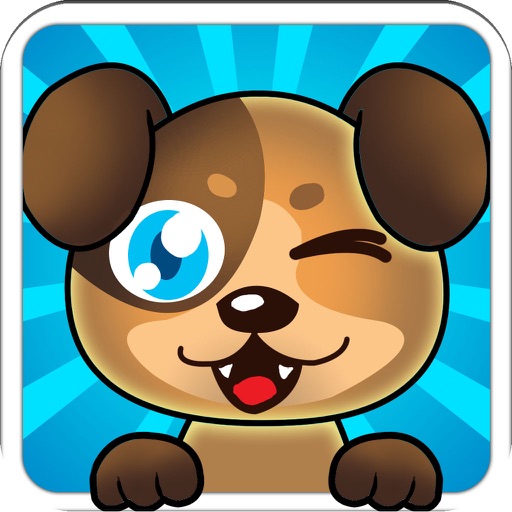 Kid Pet Dog Drop Block Mini Game iOS App