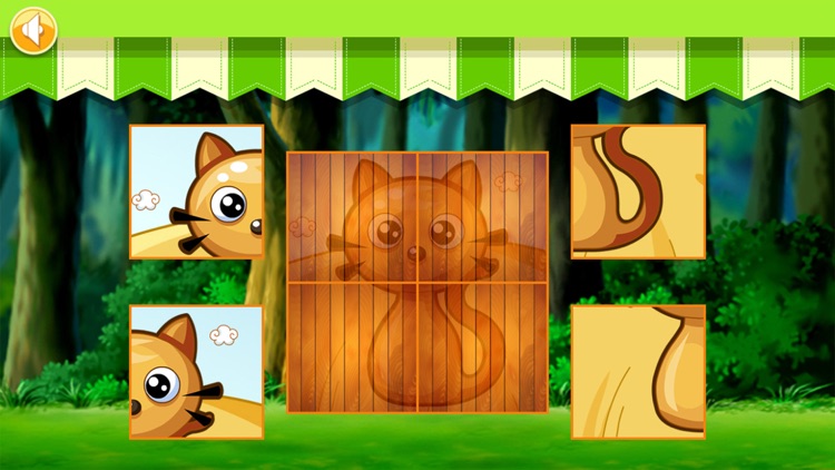 Cartoon Animal Puzzles - The Yellow Duck Early Learning Series