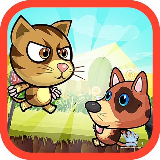 cat and dog go - animal run game adventure for kids