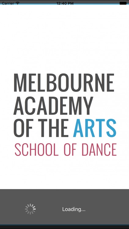 Melbourne Academy of the Arts School of Dance - Skoolbag