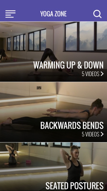 Yoga Zone - pose videos