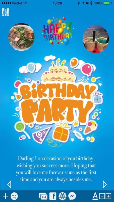 Screenshot #1 pour Happ Birthday Card - Chúc Mừng Sinh Nhật - 2017