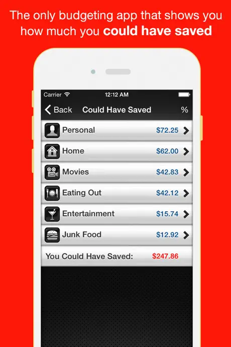 Budget Saved - Personal Finance and Money Management Mobile Bank