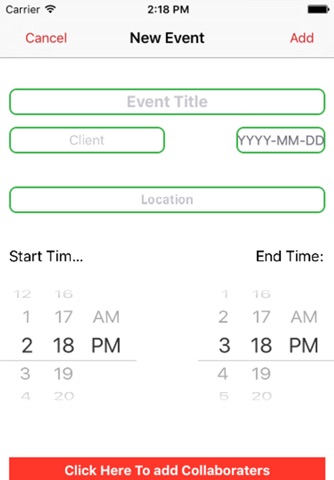 Team scheduler screenshot 2