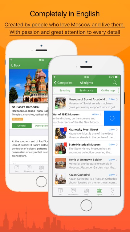 Moscow – tourist guide & offline map – Tournavigator