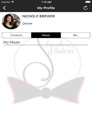 Signature Salon Team App screenshot 2