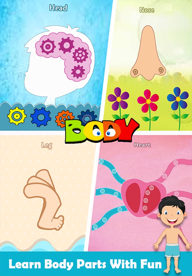 Learning Human Body Parts - Baby Learning Body Parts screenshot 2