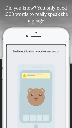 Bear - Learn new German words from push notifications everyd(圖1)-速報App