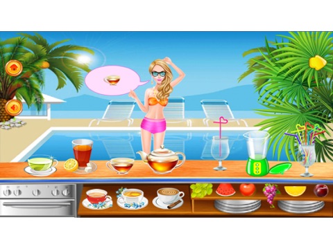 Crazy Girls Pool Party iPad screenshot