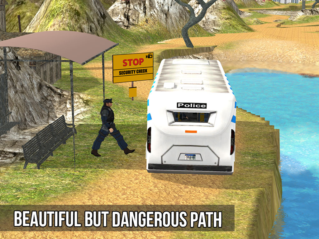 Police Bus Offroad Driver