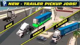 Game screenshot Trailer Truck Parking with Real City Traffic Car Driving Sim apk