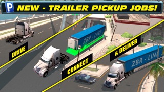 Trailer Truck Parking with Real City Traffic Car Driving Simのおすすめ画像2