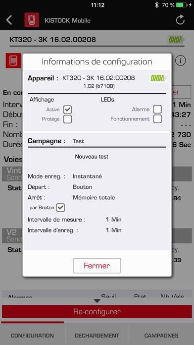 Screenshot #2 pour KISTOCK Mobile