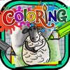 Coloring Book Painting Pictures Farm Animals Cartoon Pro - "Shaun the Sheep edition"